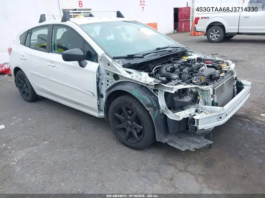 2018 Subaru Impreza 2.0I VIN: 4S3GTAA68J3714330 Lot: 45639510