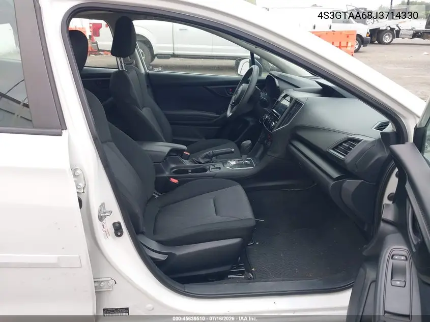 2018 Subaru Impreza 2.0I VIN: 4S3GTAA68J3714330 Lot: 45639510