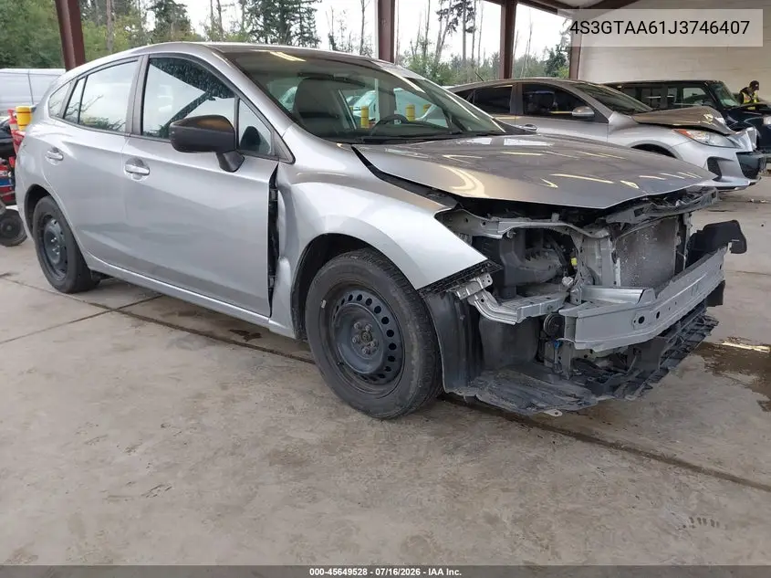 2018 Subaru Impreza 2.0I VIN: 4S3GTAA61J3746407 Lot: 45649528