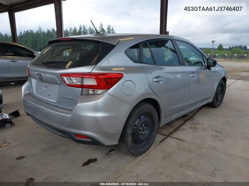 2018 Subaru Impreza 2.0I VIN: 4S3GTAA61J3746407 Lot: 45649528