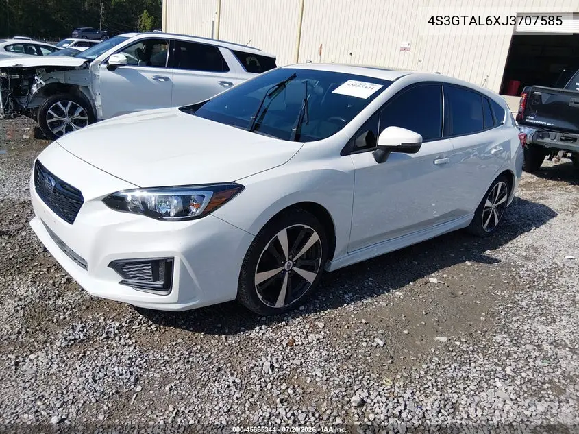 2018 Subaru Impreza 2.0I Sport VIN: 4S3GTAL6XJ3707585 Lot: 45665344