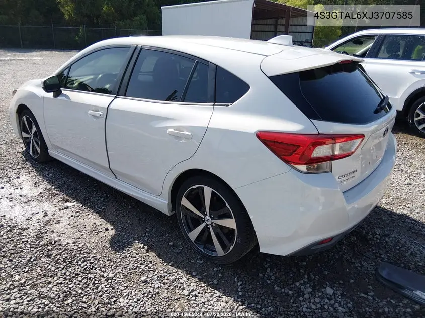 2018 Subaru Impreza 2.0I Sport VIN: 4S3GTAL6XJ3707585 Lot: 45665344
