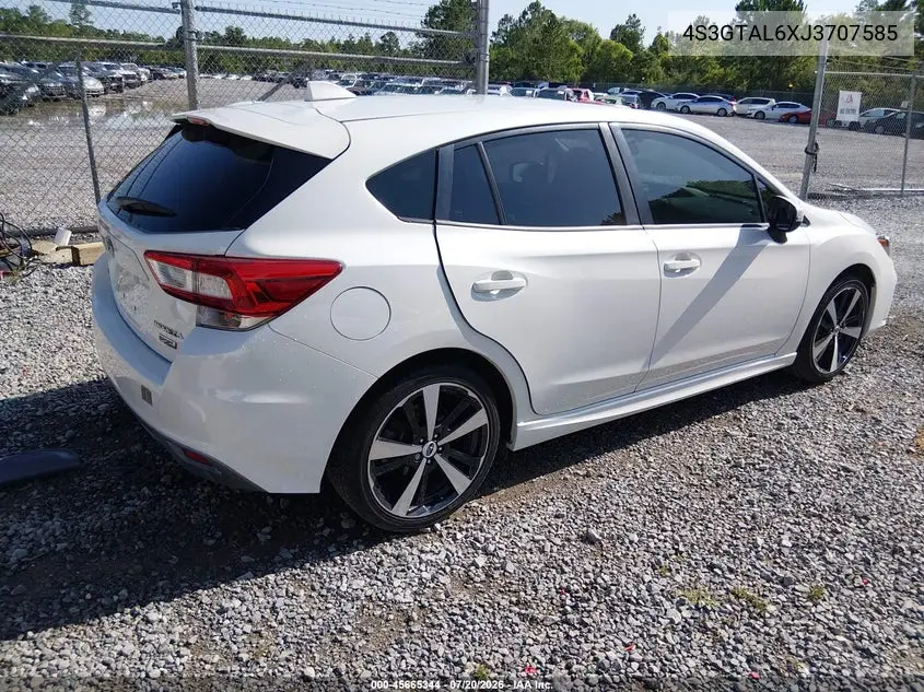 2018 Subaru Impreza 2.0I Sport VIN: 4S3GTAL6XJ3707585 Lot: 45665344