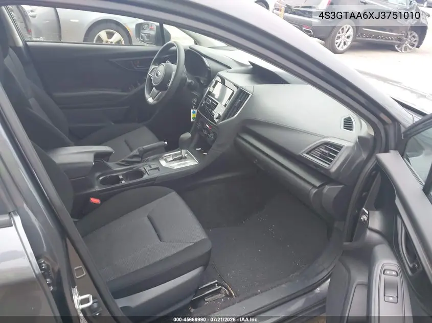 2018 Subaru Impreza 2.0I VIN: 4S3GTAA6XJ3751010 Lot: 45669990
