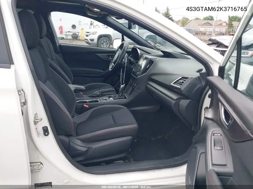 2019 Subaru Impreza 2.0I Sport VIN: 4S3GTAM62K3716765 Lot: 45339748