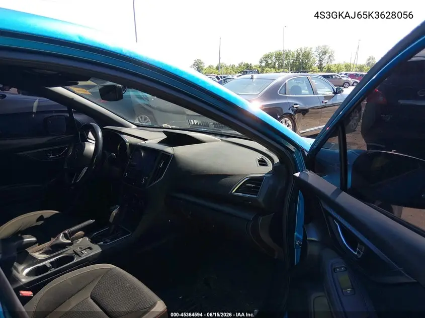 2019 Subaru Impreza 2.0I Sport VIN: 4S3GKAJ65K3628056 Lot: 45364594
