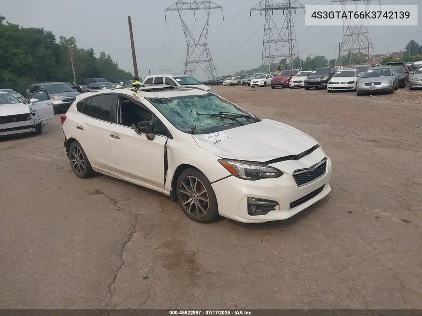 2019 Subaru Impreza 2.0I Limited VIN: 4S3GTAT66K3742139 Lot: 45622897