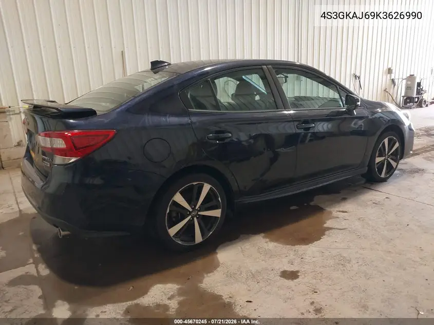 2019 Subaru Impreza 2.0I Sport VIN: 4S3GKAJ69K3626990 Lot: 45670245