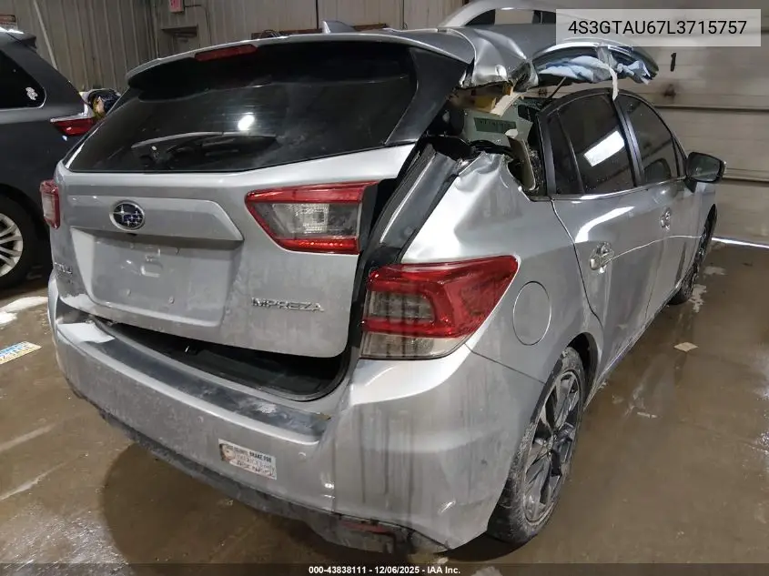 4S3GTAU67L3715757 2020 Subaru Impreza Limited 5-Door