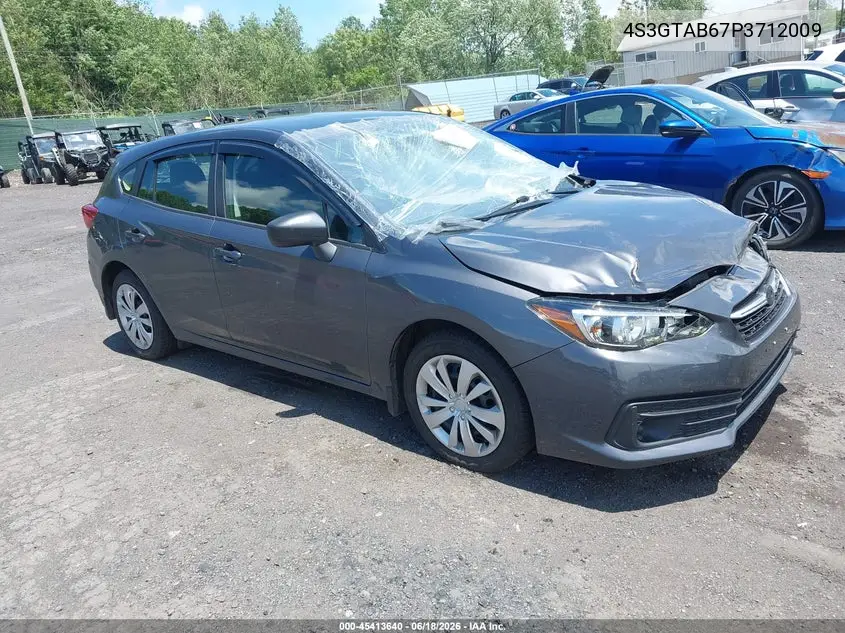 2023 Subaru Impreza Base 5-Door VIN: 4S3GTAB67P3712009 Lot: 45413640