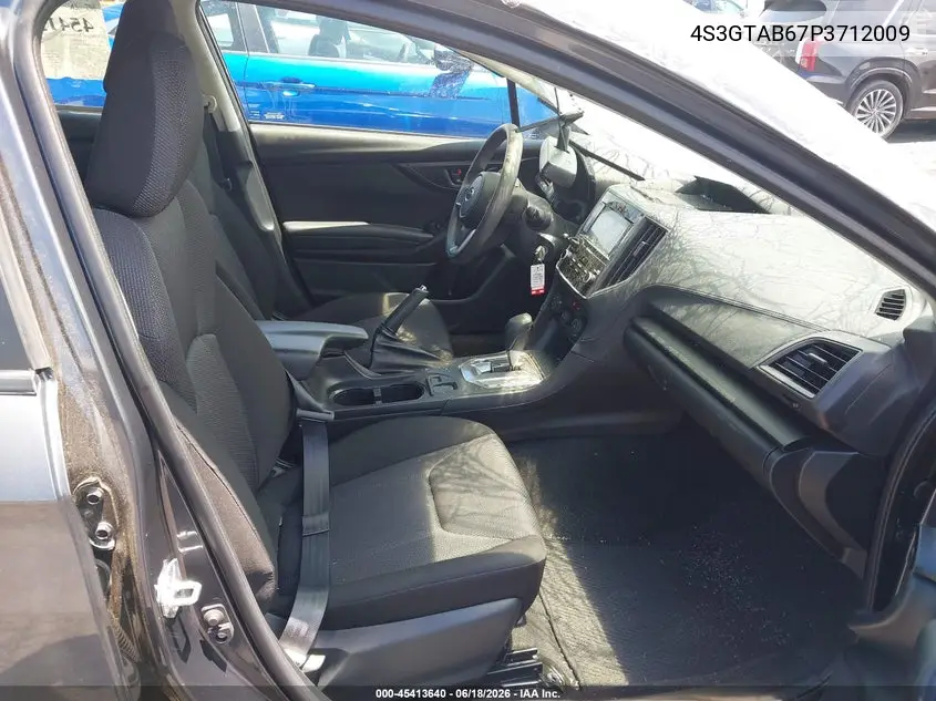 2023 Subaru Impreza Base 5-Door VIN: 4S3GTAB67P3712009 Lot: 45413640