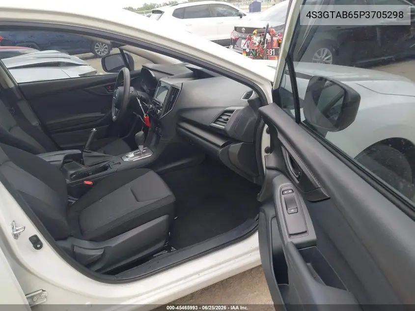 2023 Subaru Impreza Base 5-Door VIN: 4S3GTAB65P3705298 Lot: 45465993