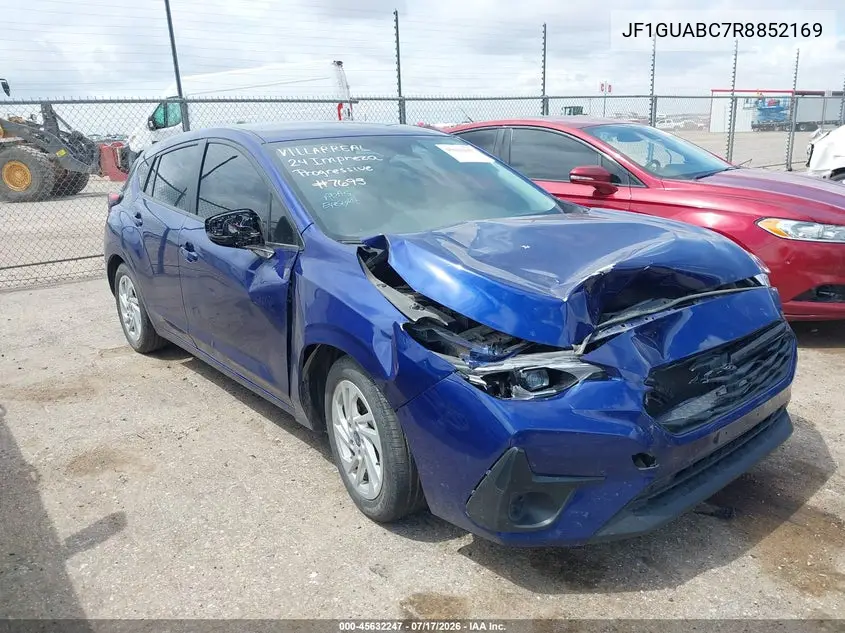2024 Subaru Impreza Base 5-Door VIN: JF1GUABC7R8852169 Lot: 45632247
