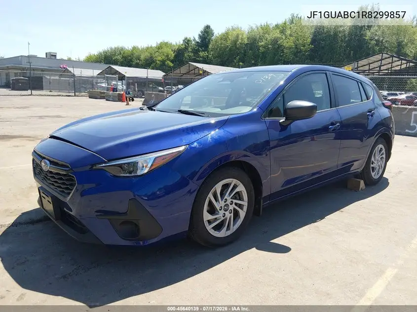 2024 Subaru Impreza Base 5-Door VIN: JF1GUABC1R8299857 Lot: 45640139