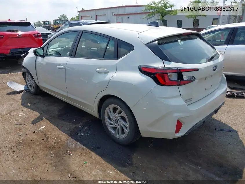 2024 Subaru Impreza Base 5-Door VIN: JF1GUABC1R8382317 Lot: 45679516