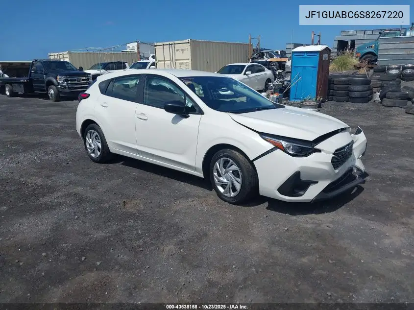JF1GUABC6S8267220 2025 Subaru Impreza Base 5-Door