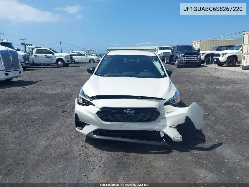 JF1GUABC6S8267220 2025 Subaru Impreza Base 5-Door