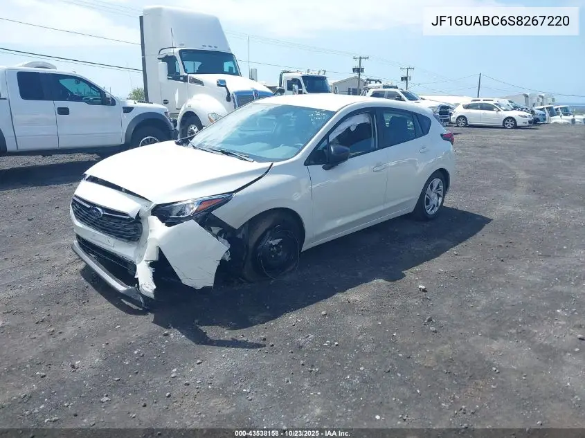 JF1GUABC6S8267220 2025 Subaru Impreza Base 5-Door