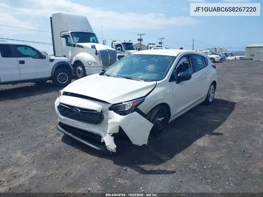 JF1GUABC6S8267220 2025 Subaru Impreza Base 5-Door