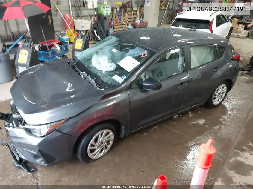 JF1GUABC2S8247191 2025 Subaru Impreza Base 5-Door