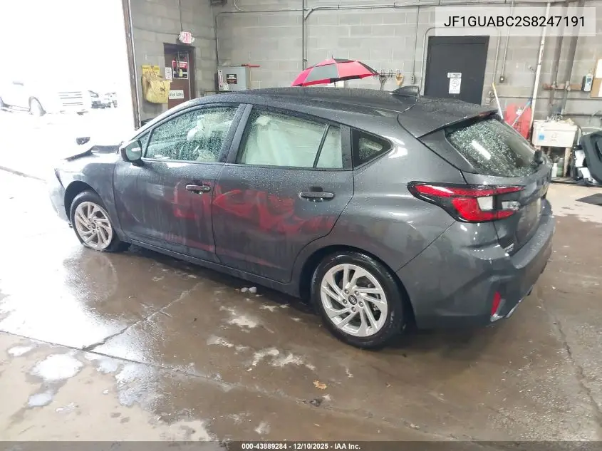 JF1GUABC2S8247191 2025 Subaru Impreza Base 5-Door
