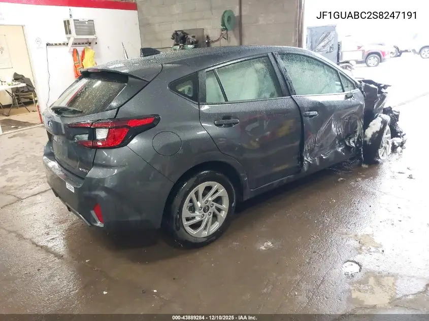 JF1GUABC2S8247191 2025 Subaru Impreza Base 5-Door