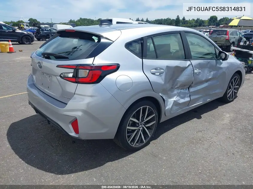 2025 Subaru Impreza Sport 5-Door VIN: JF1GUAFC5S8314831 Lot: 45420456