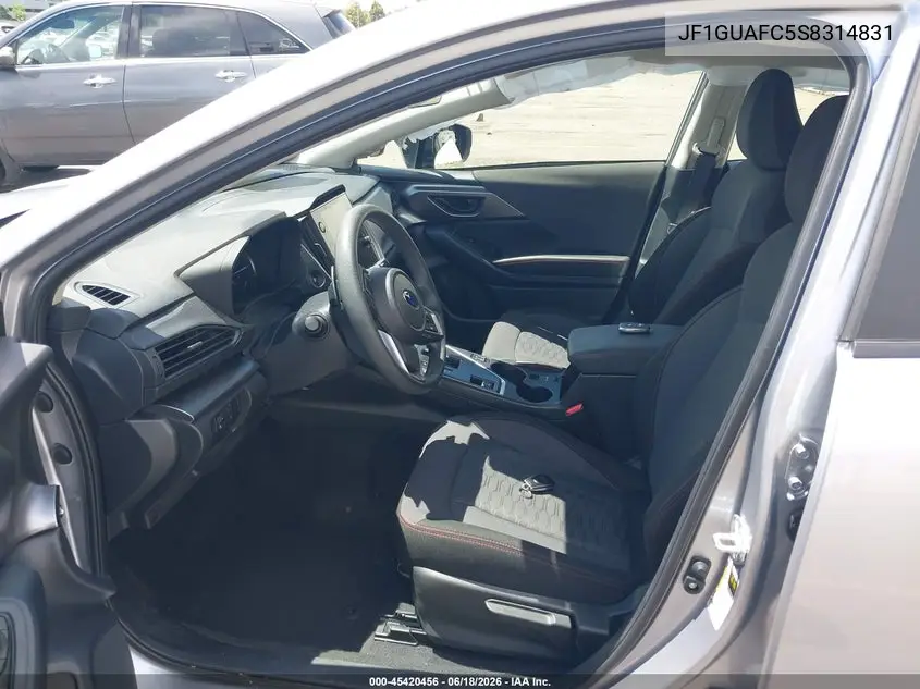 2025 Subaru Impreza Sport 5-Door VIN: JF1GUAFC5S8314831 Lot: 45420456