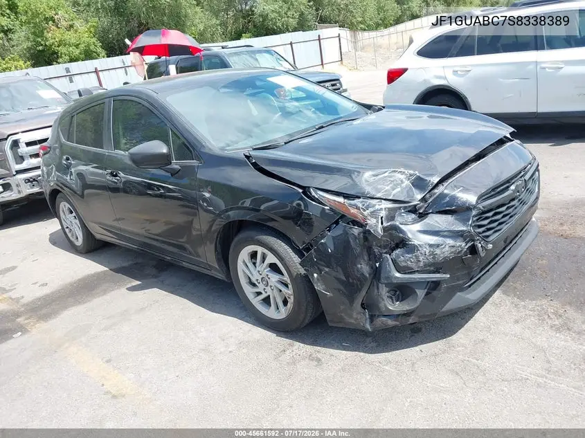 2025 Subaru Impreza Base 5-Door VIN: JF1GUABC7S8338389 Lot: 45661592