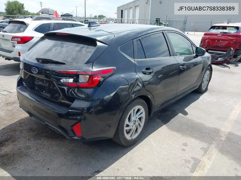 2025 Subaru Impreza Base 5-Door VIN: JF1GUABC7S8338389 Lot: 45661592