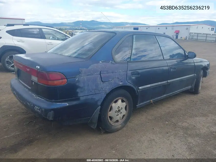 1995 Subaru Legacy L VIN: 4S3BD6352S6236219 Lot: 45302582