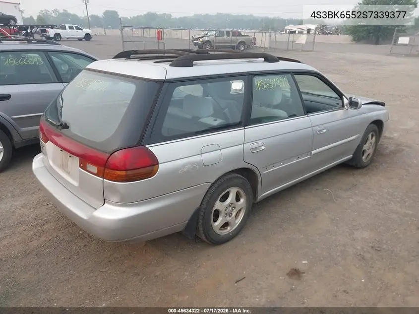 1995 Subaru Legacy Ls/Lsi VIN: 4S3BK6552S7339377 Lot: 45634322