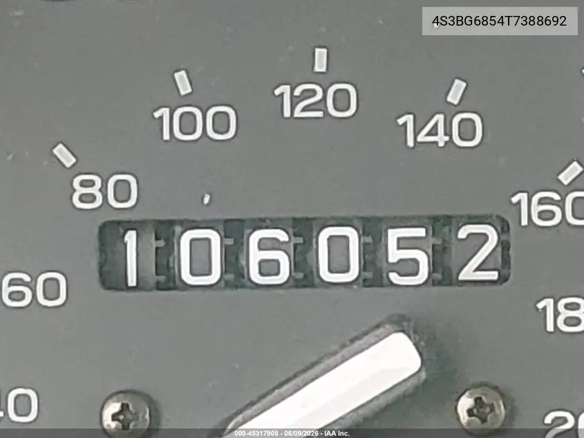 1996 Subaru Legacy Outback VIN: 4S3BG6854T7388692 Lot: 45317908