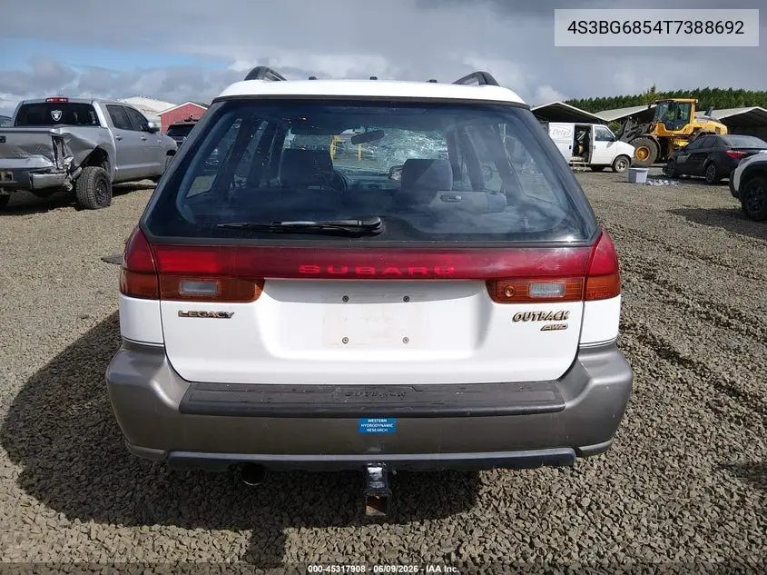 1996 Subaru Legacy Outback VIN: 4S3BG6854T7388692 Lot: 45317908