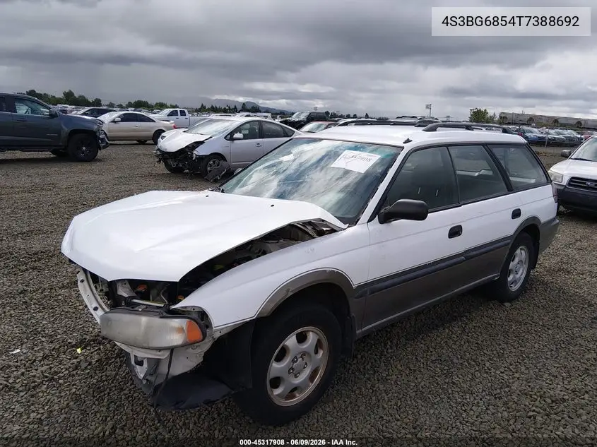 1996 Subaru Legacy Outback VIN: 4S3BG6854T7388692 Lot: 45317908