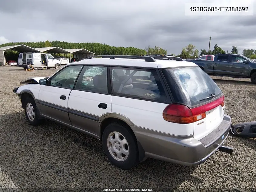 1996 Subaru Legacy Outback VIN: 4S3BG6854T7388692 Lot: 45317908
