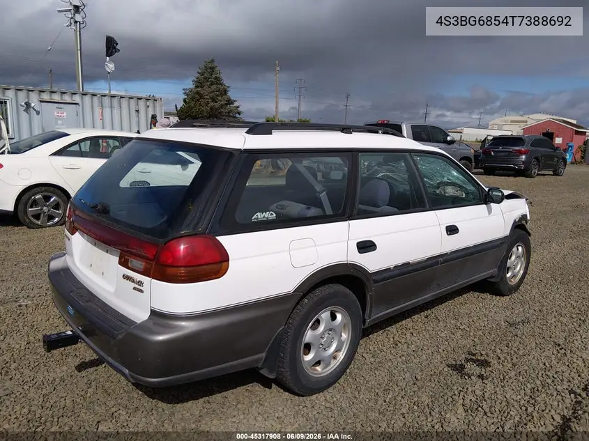 1996 Subaru Legacy Outback VIN: 4S3BG6854T7388692 Lot: 45317908