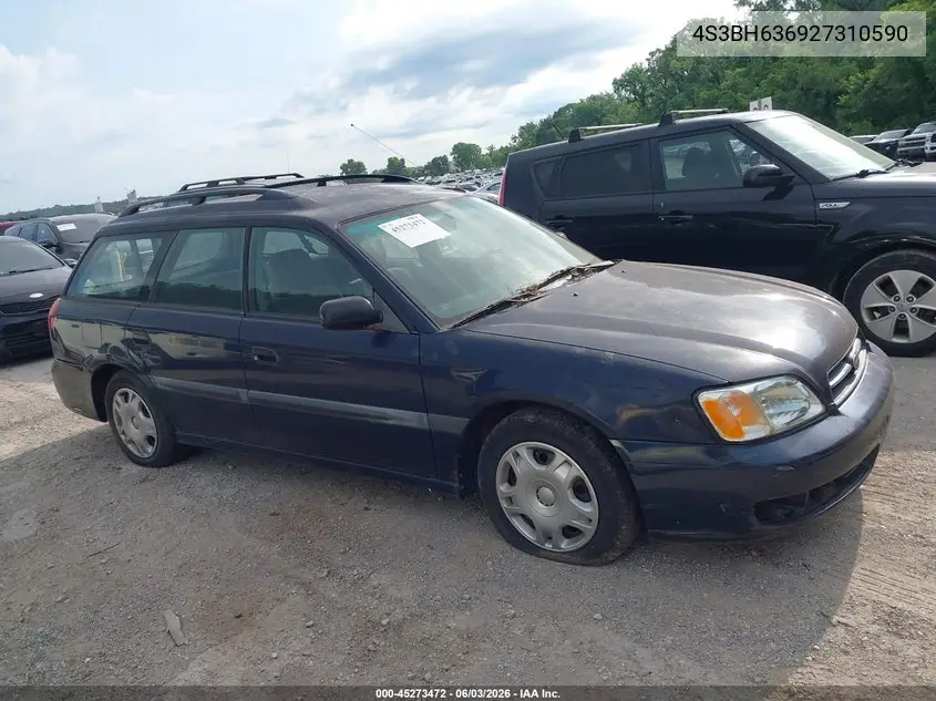 2002 Subaru Legacy L VIN: 4S3BH635927310590 Lot: 45273472