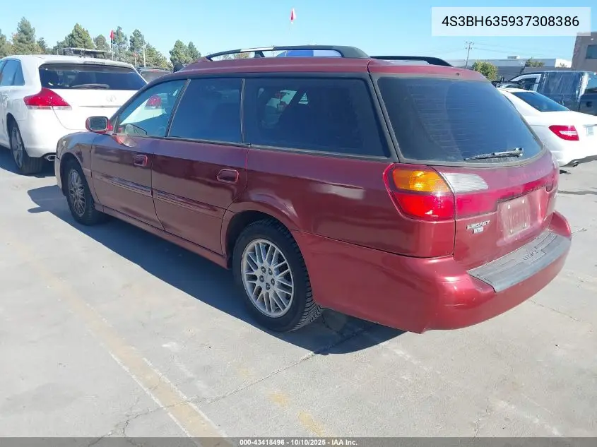 4S3BH635937308386 2003 Subaru Legacy L/L W/Special Edition Package