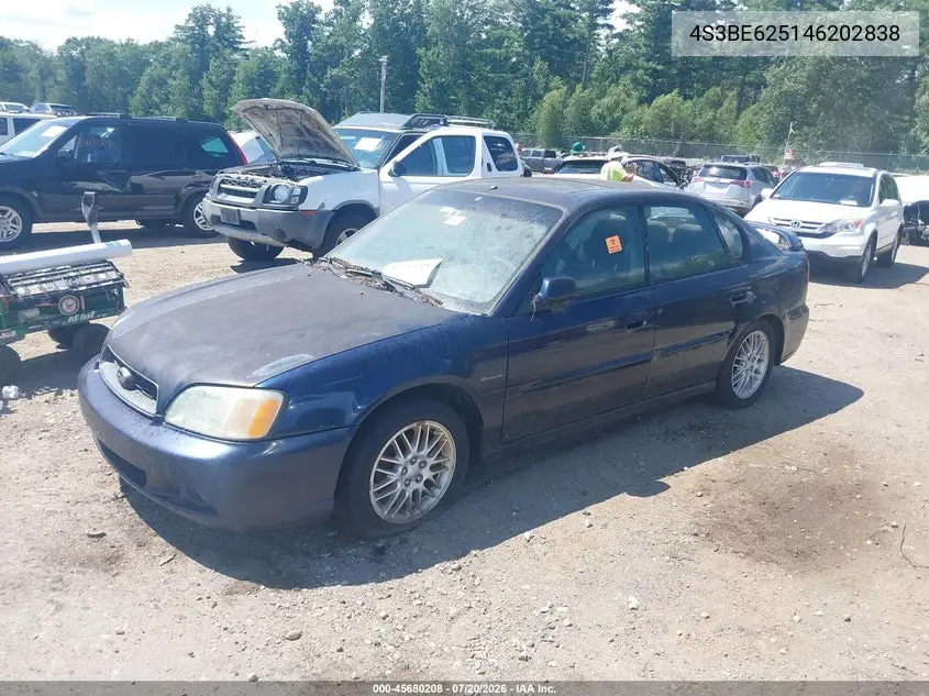 2004 Subaru Legacy L/L W/35Th Anniversary Edition VIN: 4S3BE625146202838 Lot: 45680208