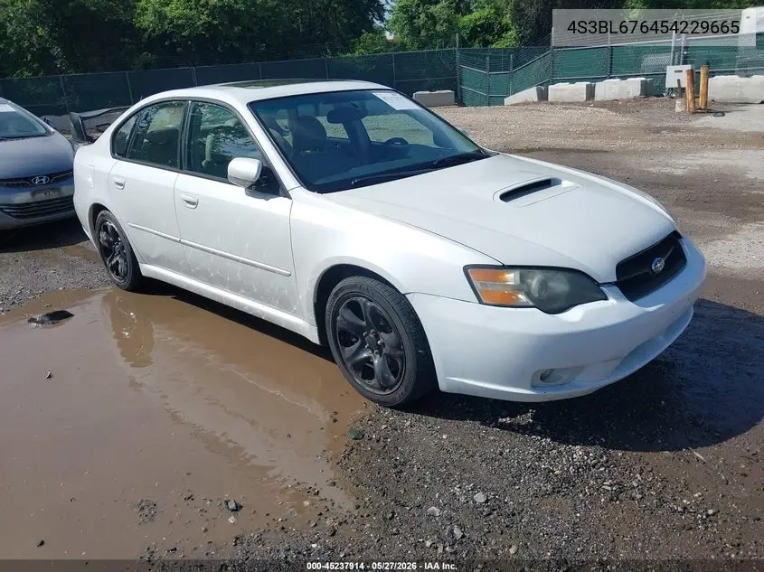 2005 Subaru Legacy 2.5Gt Limited VIN: 4S3BL676454229665 Lot: 45237914