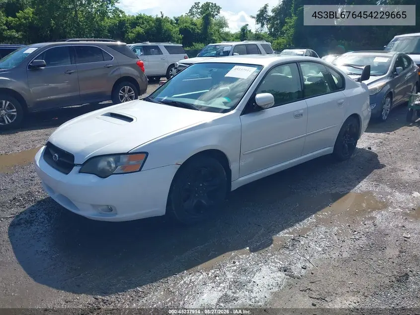 2005 Subaru Legacy 2.5Gt Limited VIN: 4S3BL676454229665 Lot: 45237914