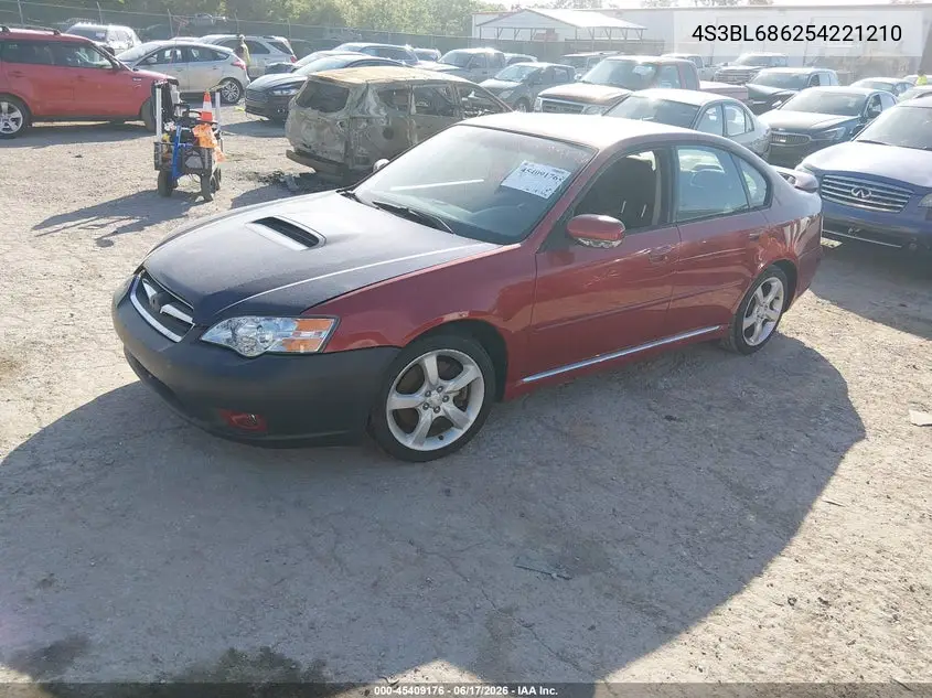 2005 Subaru Legacy 2.5Gt VIN: 4S3BL686254221210 Lot: 45409176
