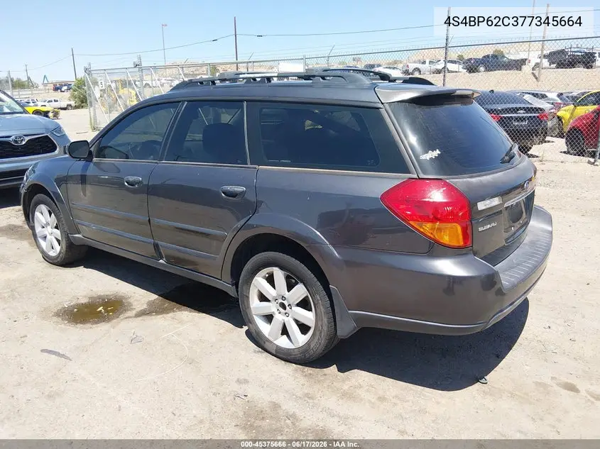2007 Subaru Legacy 2.5I Limited/2.5I Limited L.l. Bean Edition VIN: 4S4BP62C377345664 Lot: 45375666