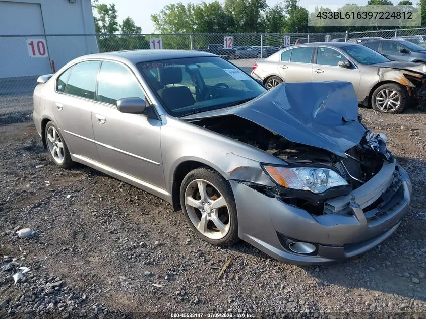 2009 Subaru Legacy 2.5I VIN: 4S3BL616397224812 Lot: 45583147