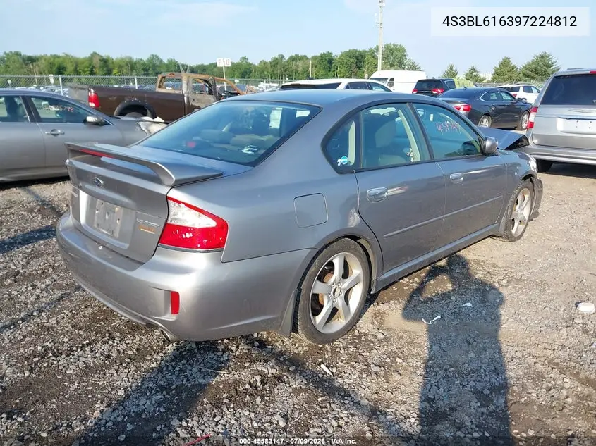 2009 Subaru Legacy 2.5I VIN: 4S3BL616397224812 Lot: 45583147