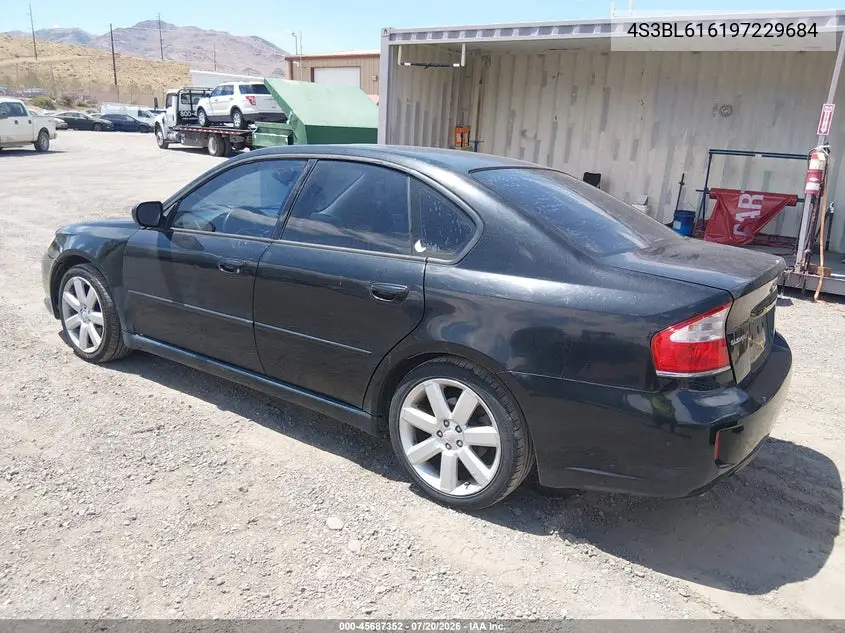 2009 Subaru Legacy 2.5I VIN: 4S3BL616197229684 Lot: 45687352