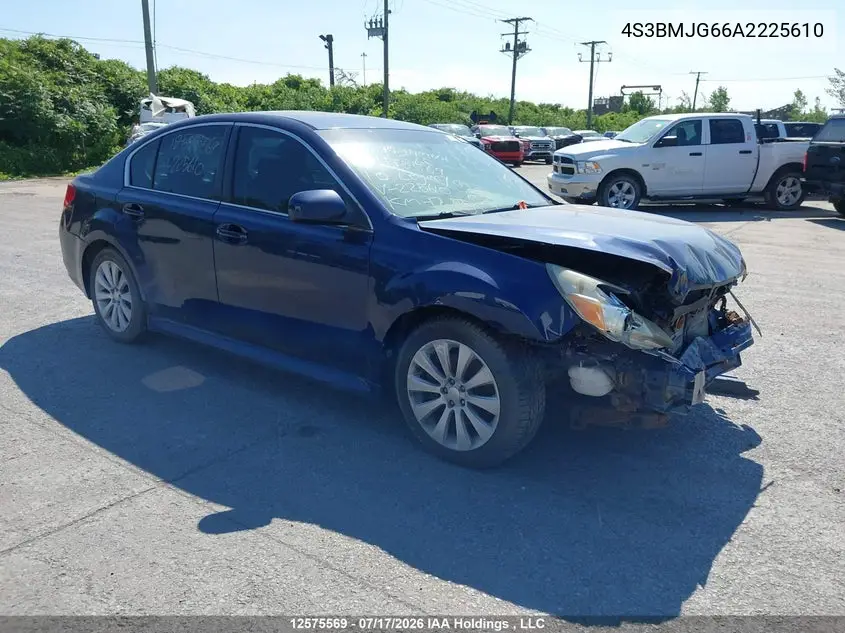 2010 Subaru Legacy 3.6R Premium VIN: 4S3BMJG66A2225610 Lot: 12575569