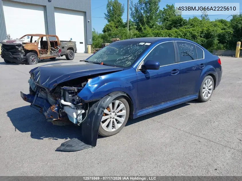 2010 Subaru Legacy 3.6R Premium VIN: 4S3BMJG66A2225610 Lot: 12575569