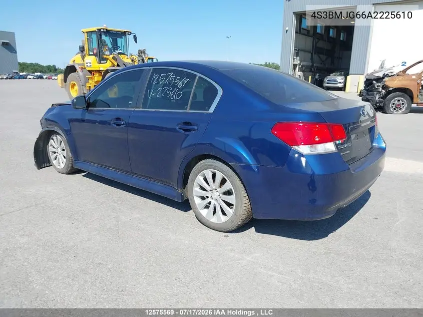 2010 Subaru Legacy 3.6R Premium VIN: 4S3BMJG66A2225610 Lot: 12575569